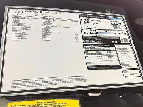 New 2026 Mercedes-Benz GLC 300 4MATIC image 18