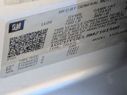 Used 2021 Chevrolet Silverado 1500 LTZ w/ Safety Package II image 33