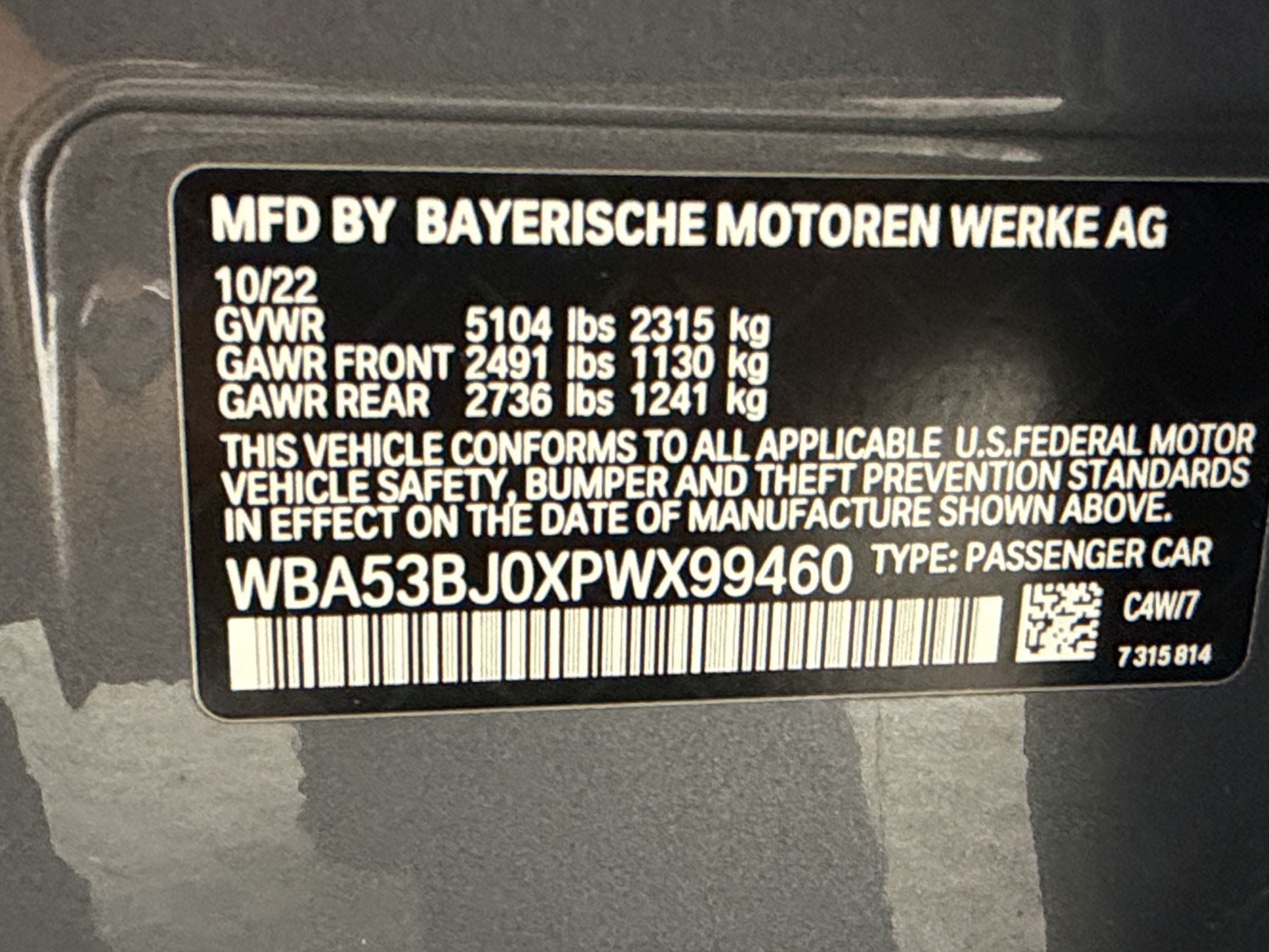 Certified 2023 BMW 540i w/ M Sport Package RWD image 26