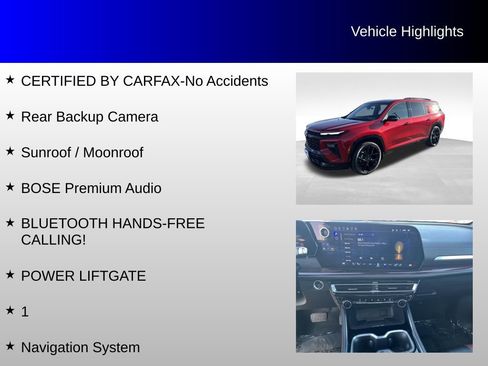 Used 2024 Chevrolet Traverse RS image 4