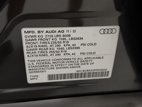 Certified 2023 Audi Q4 e-tron Premium Plus w/ Premium Plus RWD image 27