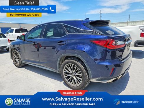 Used 2017 Lexus RX 350 F Sport w/ Accessory Package AWD/4WD image 3