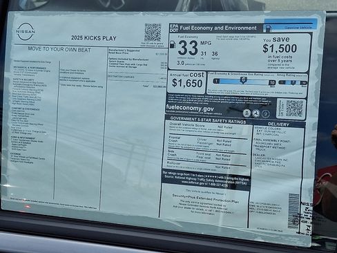 New 2025 Nissan Kicks Play S image 6