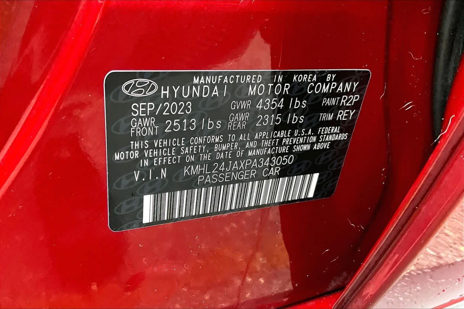 Used 2023 Hyundai Sonata SE w/ Preferred Accessory Package FWD image 33