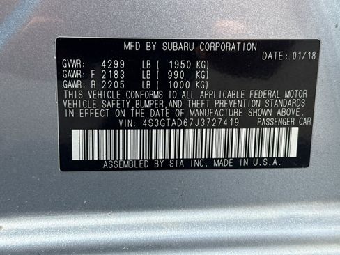 Used 2018 Subaru Impreza 2.0i Premium w/ Eyesight & BSD & Rcta AWD/4WD image 26