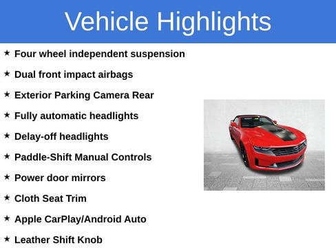 Used 2022 Chevrolet Camaro LT w/ RS Package RWD image 4