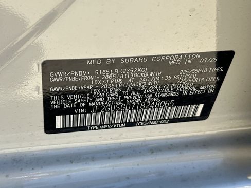 New 2026 Subaru Crosstrek 2.5i Sport AWD/4WD image 33