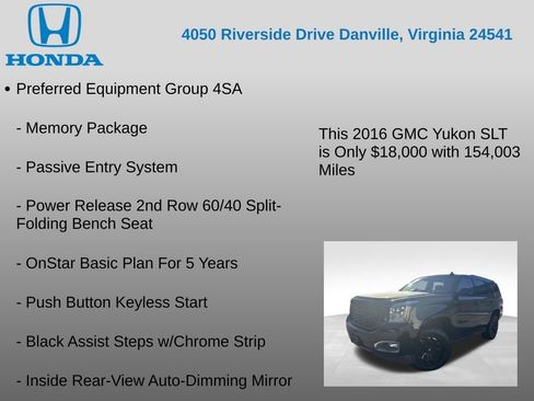 Used 2016 GMC Yukon SLT AWD/4WD image 7