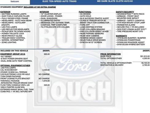 New 2026 Ford F150 XLT w/ Tow/Haul Package AWD/4WD image 11