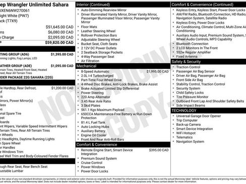 Used 2022 Jeep Wrangler Unlimited Sahara w/ LED Lighting Group image 21