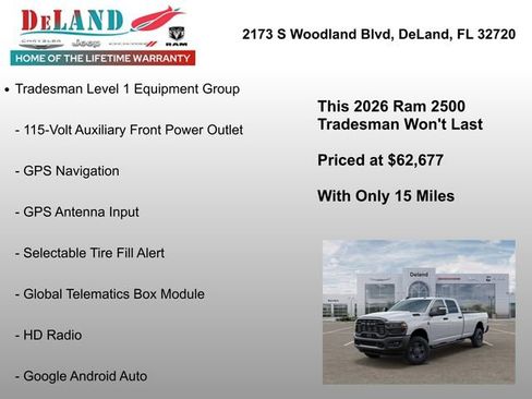 New 2026 RAM 2500 Tradesman AWD/4WD image 12