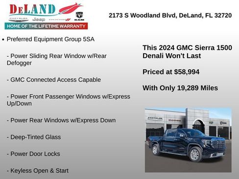 Used 2024 GMC Sierra 1500 Denali w/ Technology Package image 7