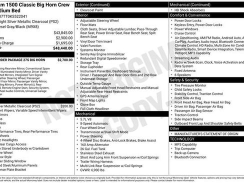 Used 2019 RAM 1500 Big Horn image 26