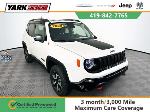 Certified 2020 Jeep Renegade Trailhawk AWD/4WD image 1