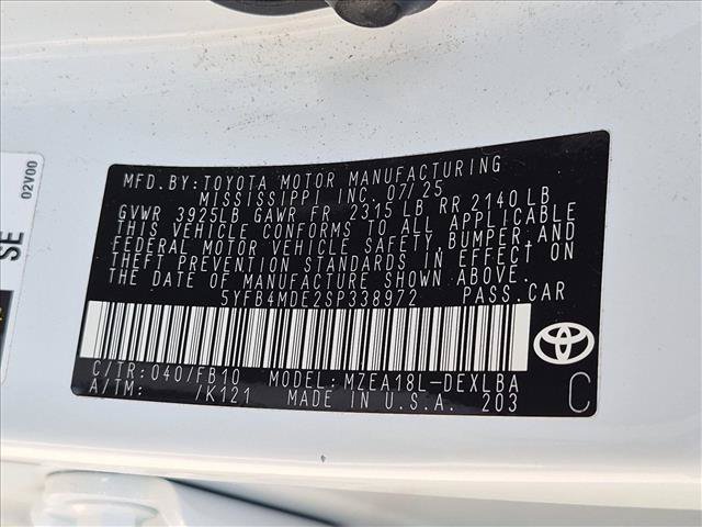 Used 2025 Toyota Corolla LE FWD image 23