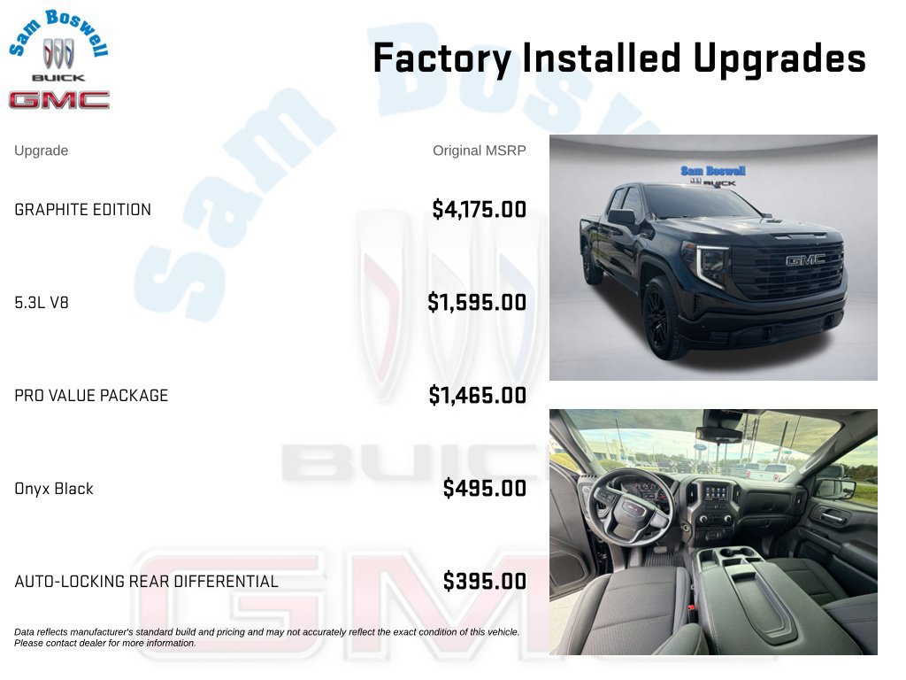 Used 2023 GMC Sierra 1500 Pro w/ Graphite Edition AWD/4WD image 4