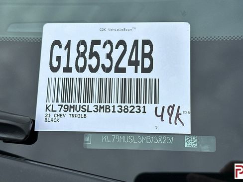 Certified 2021 Chevrolet TrailBlazer RS w/ Sun and Liftgate Package image 37