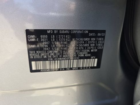 Used 2023 Subaru Ascent Touring AWD/4WD image 30