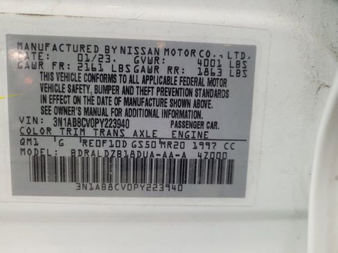Used 2023 Nissan Sentra SV FWD image 33