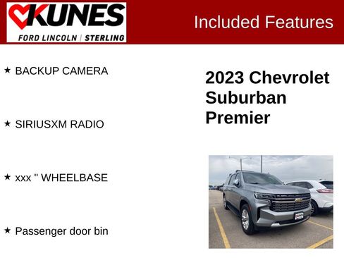 Used 2023 Chevrolet Suburban Premier AWD/4WD image 3