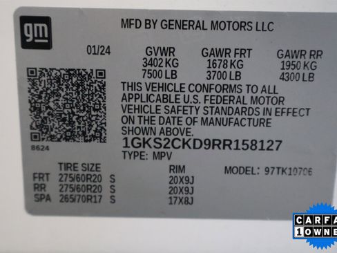 Used 2024 GMC Yukon AT4 w/ Technology Package image 35