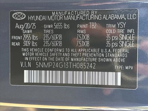 New 2026 Hyundai Santa Fe SEL image 20