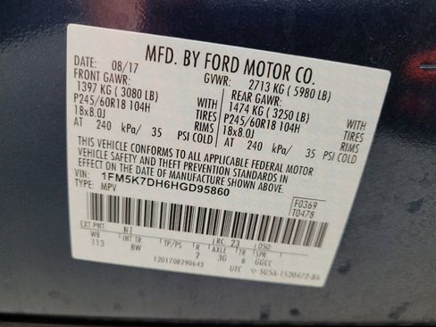Used 2017 Ford Explorer XLT FWD image 33
