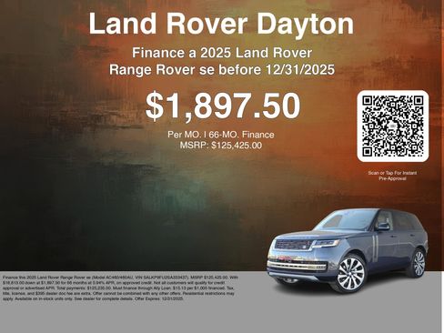 New 2025 Land Rover Range Rover SE image 6