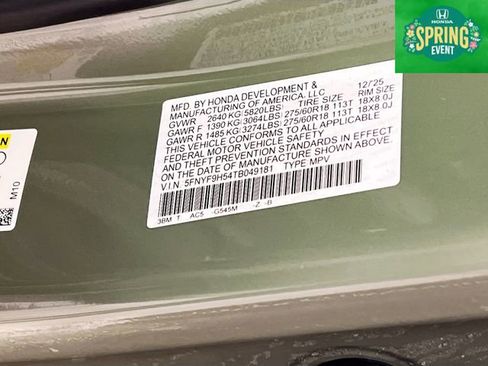 New 2026 Honda Passport TrailSport image 28