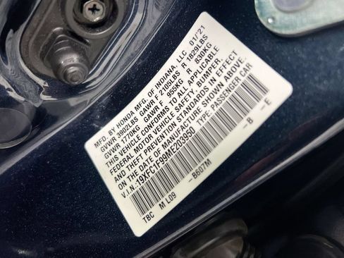 Used 2021 Honda Civic Touring image 29