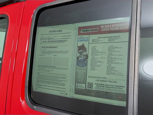 Certified 2023 Jeep Wrangler Sport S image 16