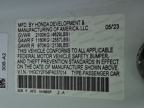 Certified 2023 Honda Accord Sport image 27