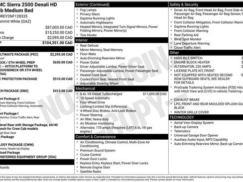 Used 2022 GMC Sierra 2500 Denali w/ Denali Ultimate Package AWD/4WD image 2