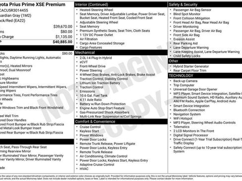 Used 2024 Toyota Prius Prime Premium FWD image 6