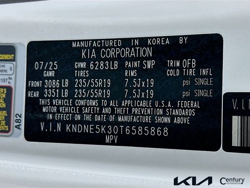New 2026 Kia Carnival SX Prestige FWD image 21