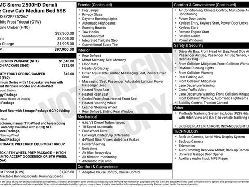 Used 2024 GMC Sierra 2500 Denali Ultimate w/ Max Trailering Package AWD/4WD image 42