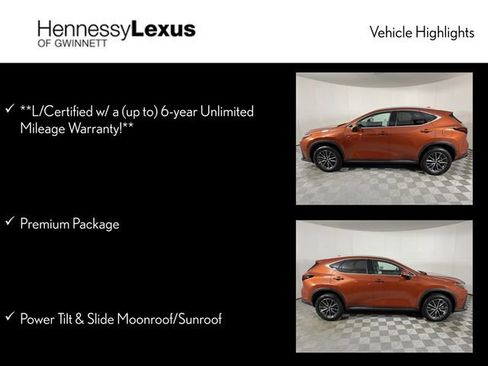 Certified 2022 Lexus NX 250 FWD w/ Premium Package image 12