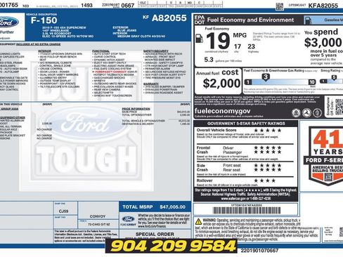 Used 2019 Ford F150 XLT AWD/4WD image 5