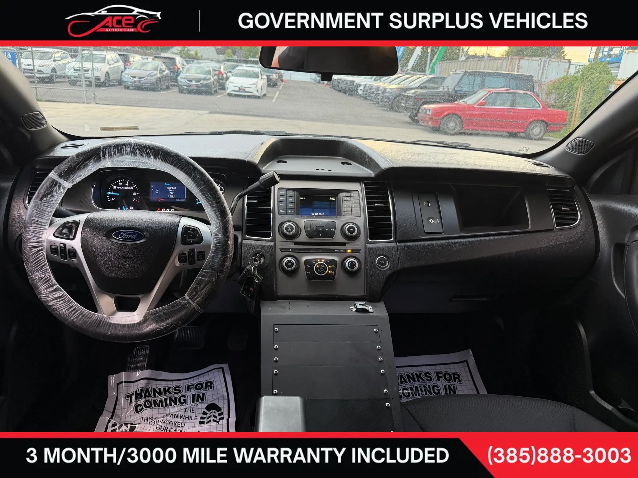 Used 2019 Ford Taurus Police Interceptor w/ Ultimate Wiring Package FWD image 11