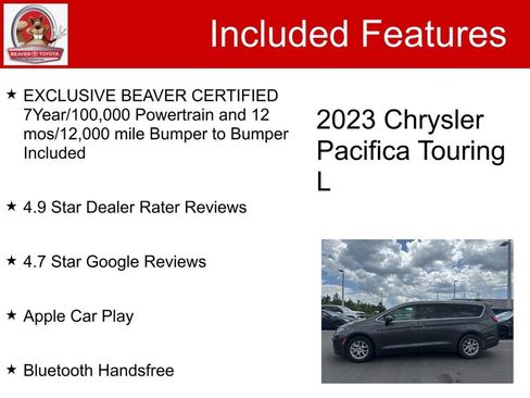 Used 2023 Chrysler Pacifica Touring-L FWD image 5