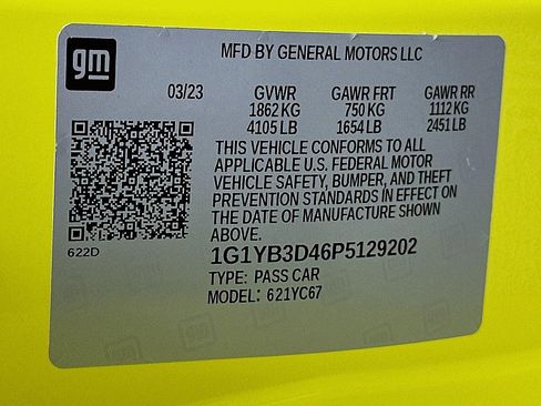 Used 2023 Chevrolet Corvette Stingray Preferred Conv w/ Battery Protection Package RWD image 36