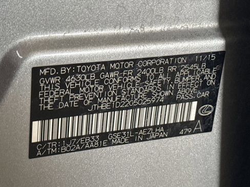 Used 2016 Lexus IS 350 w/ F Sport Package image 22