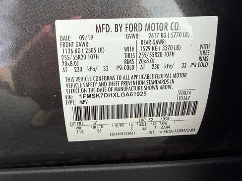 Used 2020 Ford Explorer XLT w/ Equipment Group 202A RWD image 49