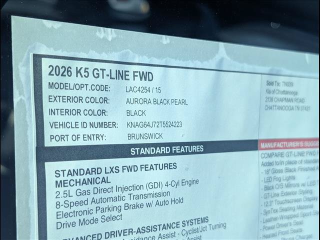 New 2026 Kia K5 GT-Line FWD image 14