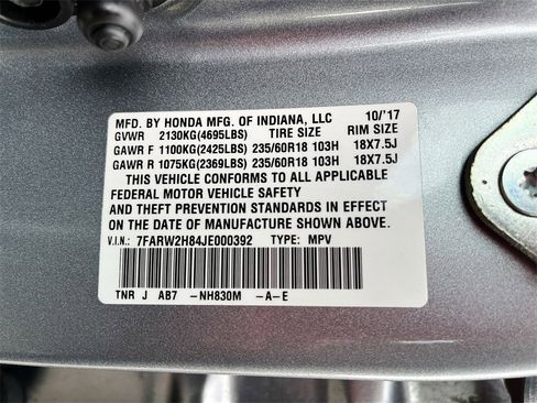 Used 2018 Honda CR-V EX-L image 30