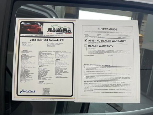 Used 2018 Chevrolet Colorado Z71 AWD/4WD image 41