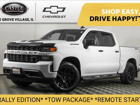 Used 2021 Chevrolet Silverado 1500 Custom w/ Rally Edition AWD/4WD image 1