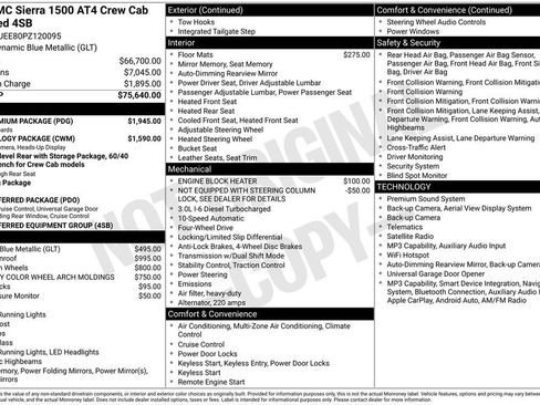 Used 2023 GMC Sierra 1500 AT4 w/ AT4 Premium Package AWD/4WD image 59