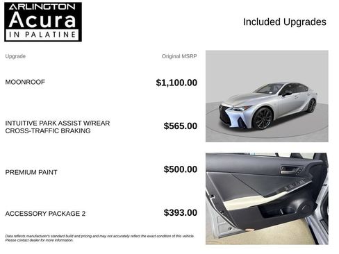 Used 2025 Lexus IS 350 F Sport w/ Accessory Package 2 AWD/4WD image 4