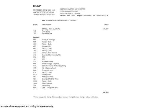 Used 2021 Mercedes-Benz GLA 250 GLA 250 SUV image 2